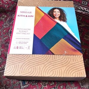 Sirdar 'Kith & Kin' Patchwork Blanket Knitting Kit NIB